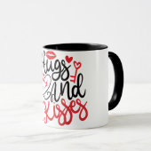 Hug & Kisses mug Tasse (VorderseiteRechts)