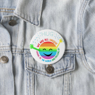 HUG LGBT PRIDE Sunshine Button