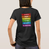 HUG LGBT PRIDE Sunshine T - Shirt (Rückseite)