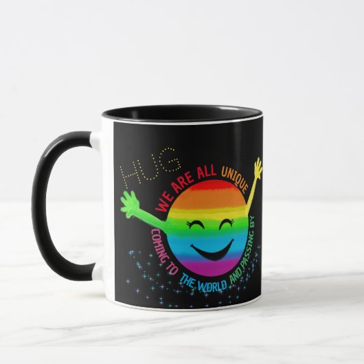 HUG LGBT PRIDE Sunshine Tasse (Links)