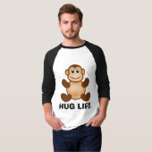 HUG LIFE, Affe T - Shirt (Vorne ganz)