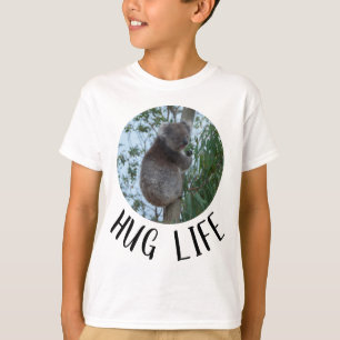 Hug Life Niedlich Funny Koala im Baum T-Shirt