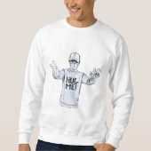 Hug Lover niedlich Sweatshirt (Vorderseite)