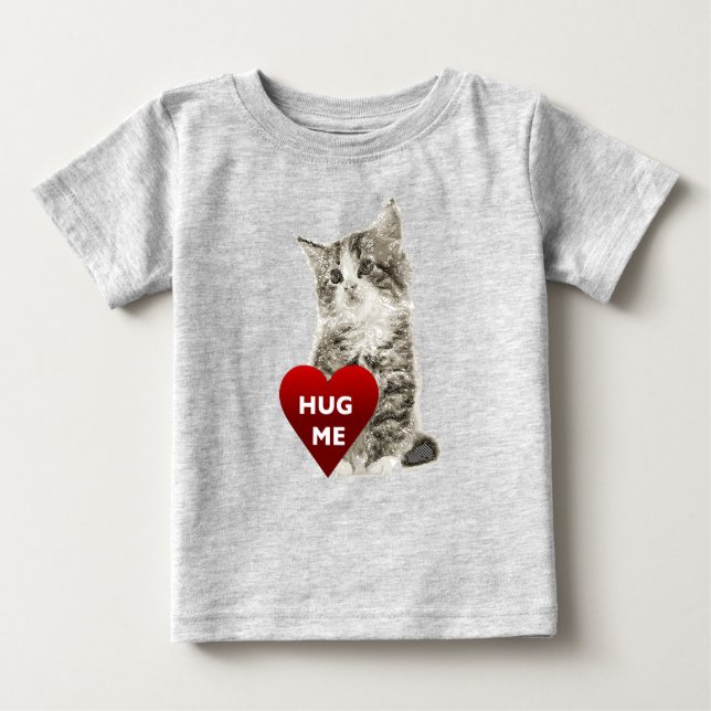 Hug Me - Baby Fine Jersey T - Shirt (Vorderseite)