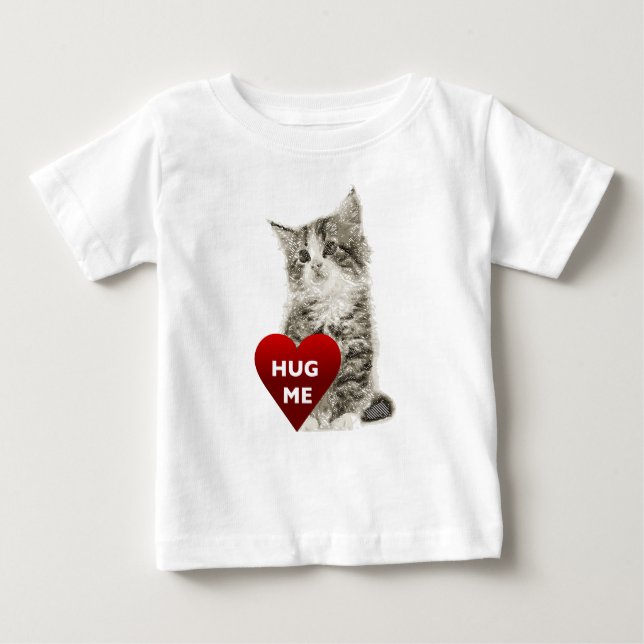 Hug Me - Baby Fine Jersey T - Shirt (Vorderseite)