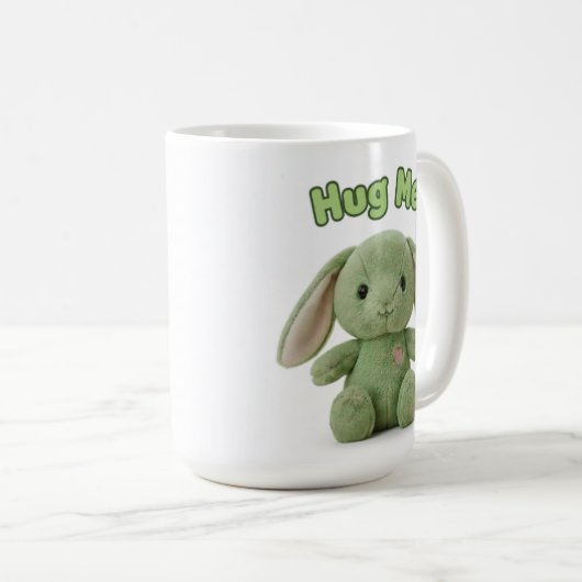 Hug Me Bunny Mug Kaffeetasse (VorderseiteRechts)