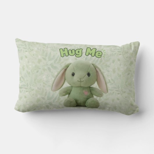 Hug Me Bunny Throw Pillow Lendenkissen (Rückseite)