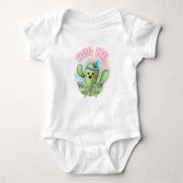 Hug Me Cactus Funny Cosy Baby Bodysuit Baby Strampler