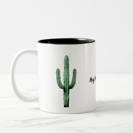 Hug Me Cactus Tasse - Funny & Bold Design (Links)