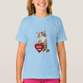 Hug Me - Der grundlegende T - Shirt von Mädchen (Vorderseite)