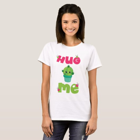 Hug-Me-Kaktus T-Shirt (Vorne ganz)