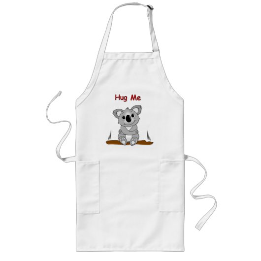 Hug Me Koala Lange Schürze (Vorne)