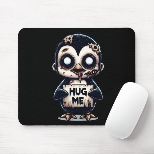 Hug Me Penguin Mousepad (Mit Mouse)