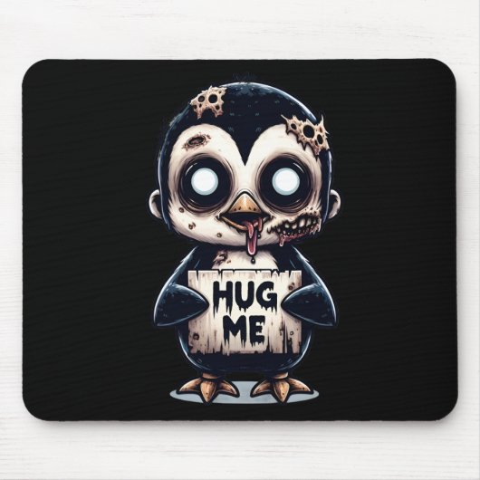 Hug Me Penguin Mousepad (Vorne)