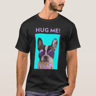 Hug-Mops-Welpe mit Farbschatten T-Shirt