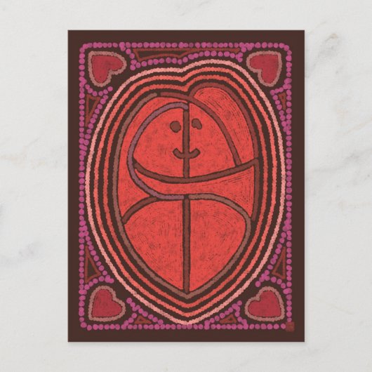 Hug Postkarte (Vorderseite)