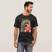 Hug Time Teddy Rainbow Niedlich Teddy Bear T-Shirt (Vorne ganz)