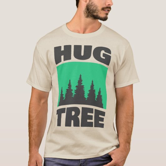 Hug Tree - Liebe der Forest Graphic T-Shirt (Vorderseite)