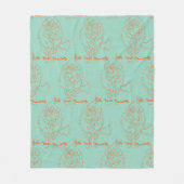 Hug Your Demons Fleecedecke (Vorderseite)