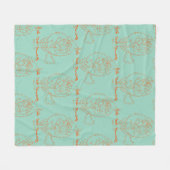 Hug Your Demons Fleecedecke (Vorderseite (Horizontal))