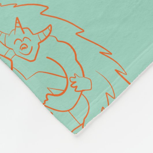 Hug Your Demons Fleecedecke (Ecke)