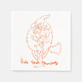 Hug Your Demons Serviette (Vorderseite)