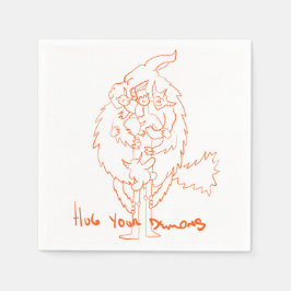 Hug Your Demons Serviette