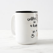 Hug Zweifarbige Tasse (Vorderseite Links)