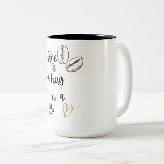 Hug Zweifarbige Tasse (VorderseiteRechts)