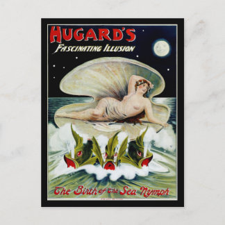 Hugards ~ Die Geburt der Meeresnymphe Postkarte