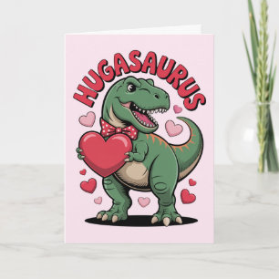 Hugasaurus Lustiger Dinosaurier T Rex Valentinstag Karte