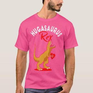 Hugasaurus Rex Valentinstag T Rex Dinosaur Match T-Shirt