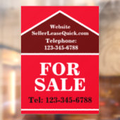 HUGE BOLD FÜR DEN VERKAUF Signatur Real Anwesen Fensteraufkleber (Blatt 2)