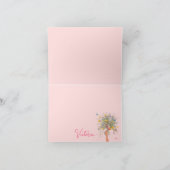 Huge Bouquet Bride Brautparty Dankeskarte (Innenseite)