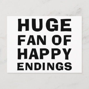 Huge Fan Happy Postkarte