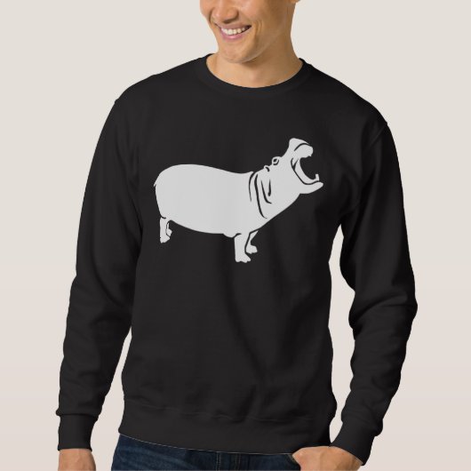 Huge Hippo Sweatshirt (Vorderseite)