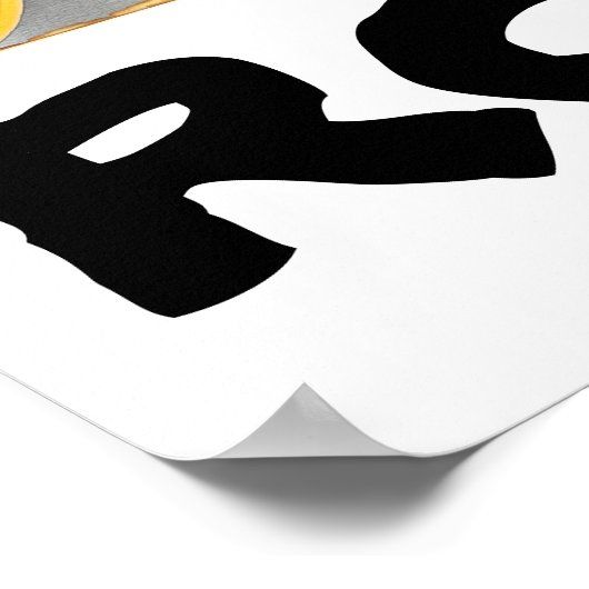 HUGE Kid's Construction Road Roller Poster (Ecke)