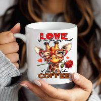Huge Lustige Giraffe Kaffeetasse