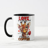 Huge Lustige Giraffe Kaffeetasse (Links)