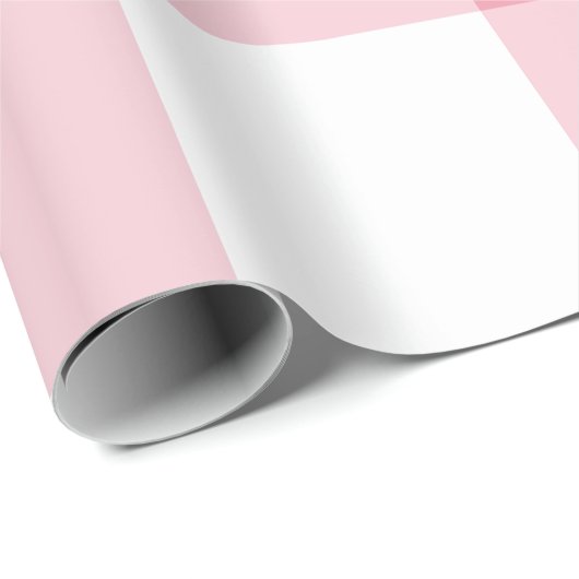 Huge Pink Gingham Karo Geschenkpapier (Rolleneckpunkt)