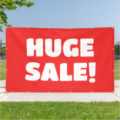 HUGE SALE Banner (Außenbereich)