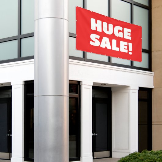 HUGE SALE Banner (Äußeres Gebäude)
