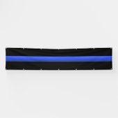 Huge Thin Blue Line Banner (Horizontal)