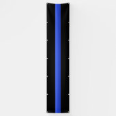 Huge Thin Blue Line Banner (Vertikal)