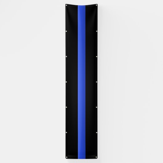 Huge Thin Blue Line Banner (Vertikal)