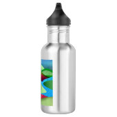 Hügel auf Eis Edelstahlflasche (Rechts)