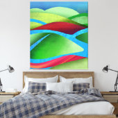 Hügel auf Eis Leinwanddruck (Insitu (Schlafzimmer))