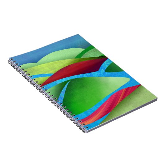 Hügel auf Eis Notizblock (Rechte Seite)