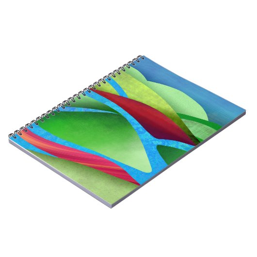 Hügel auf Eis Notizblock (Linke Seite)