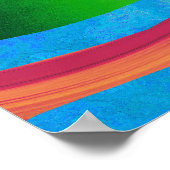 Hügel auf Eis Poster (Ecke)